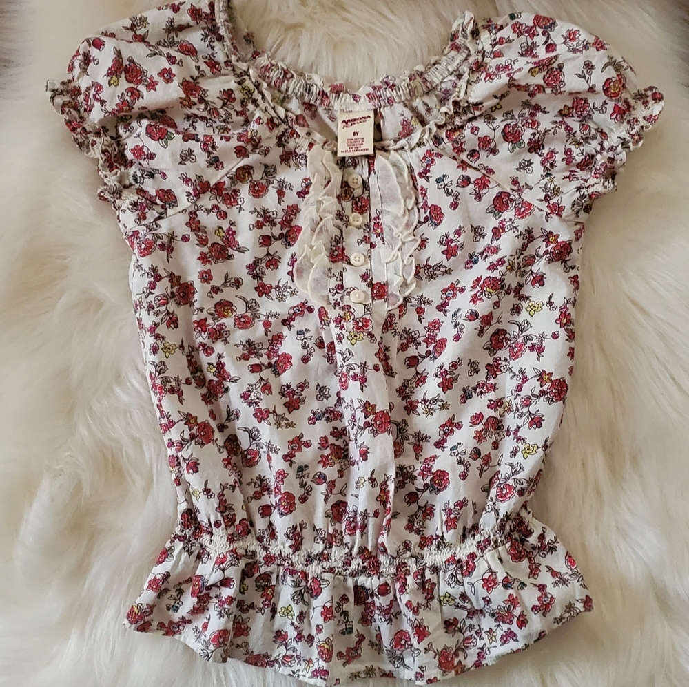 Floral Girl's Arizona shirt❣